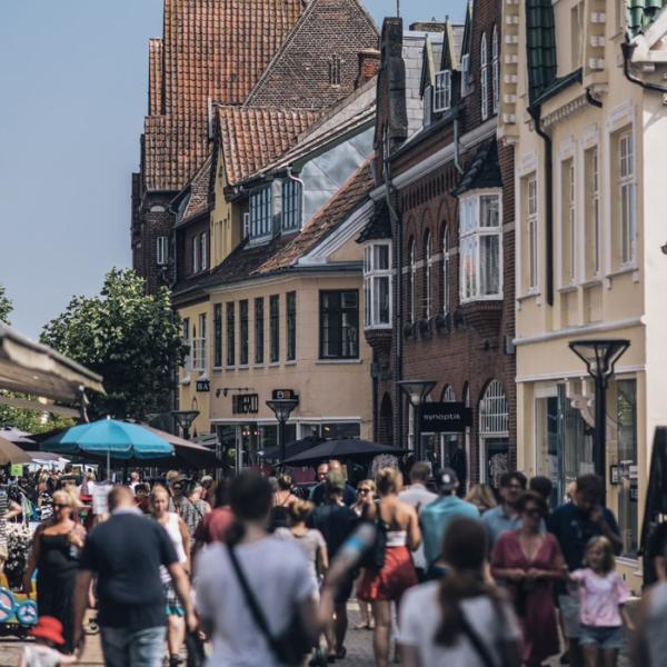 Gågaden i Rudkøbing