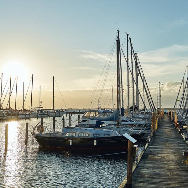 bådbro i Rudkøbing Havn