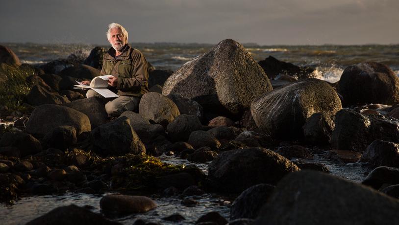 Mogens Sjøgård maler gerne kystlandskabet