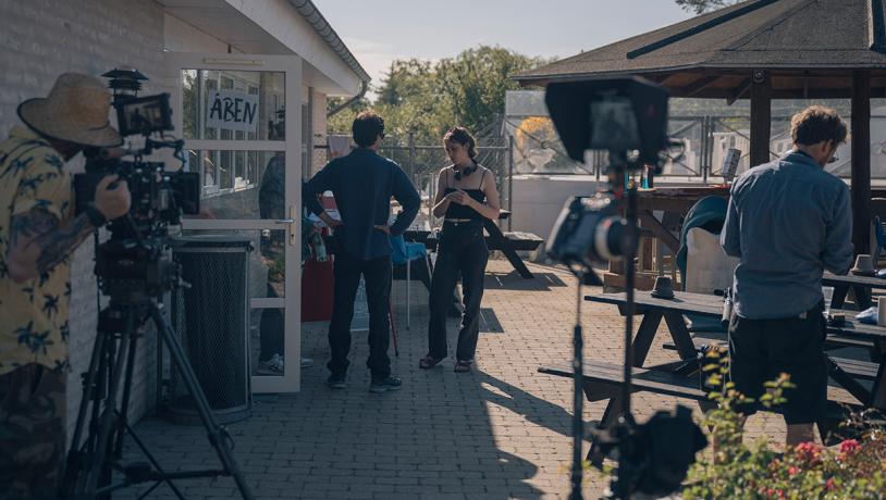 Ristinge Camping under optagelserne til "Min evige sommer"