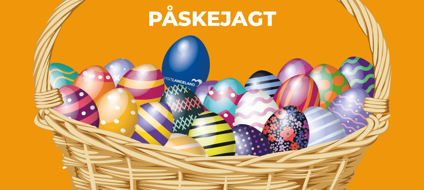 Påskeæg i kurv