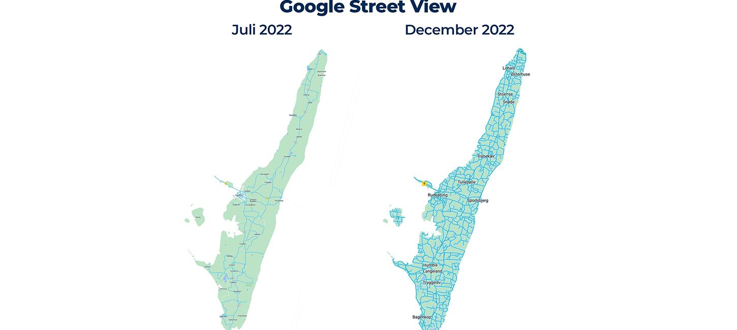 Google Street View på Langeland