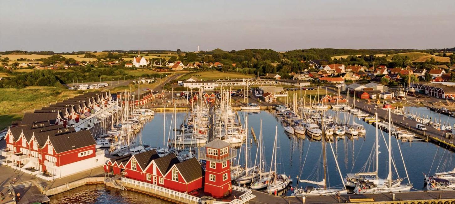 Dronefoto Bagenkop Havn