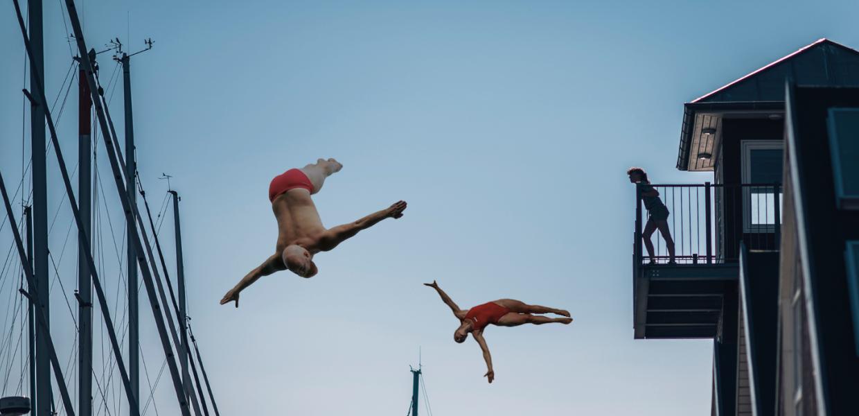 High Dive Show på Bagenkop havn