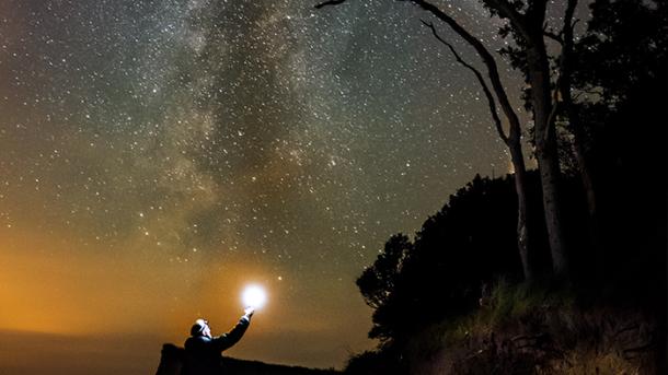 Stjernehimmel ved Dovns Klint