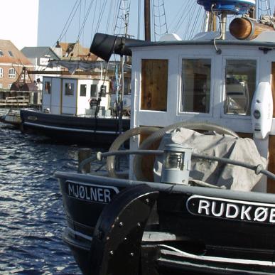 Skibet Mjølner i Rudkøbing Havn