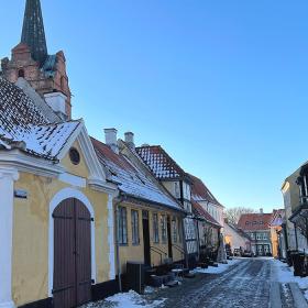 Vinter i Rudkøbing på Langeland